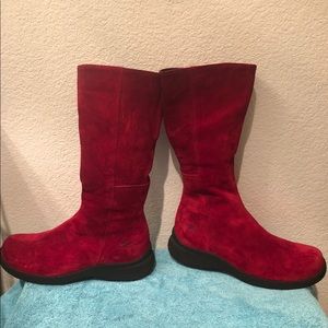 Panama Jack Red Suede Leather Boots Authentic